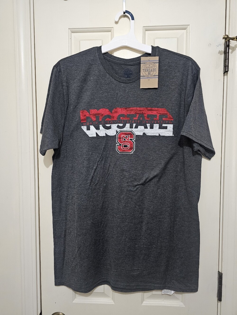 NC State Charcoal Graphic Tee - Grey Men’s Shirt